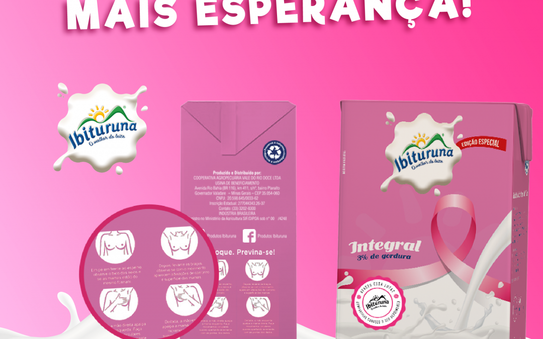 Ibituruna lança embalagem especial para campanha do Outubro Rosa
